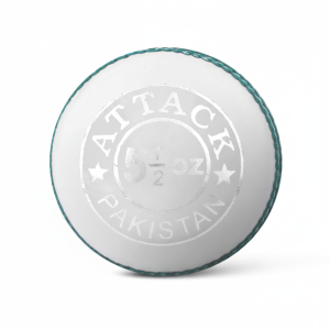 CA Attack Cricket Ball - White