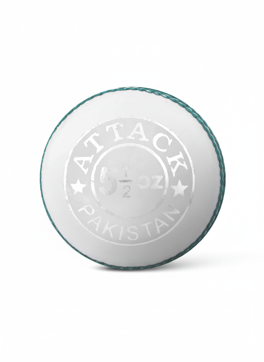 CA Attack Cricket Ball - White
